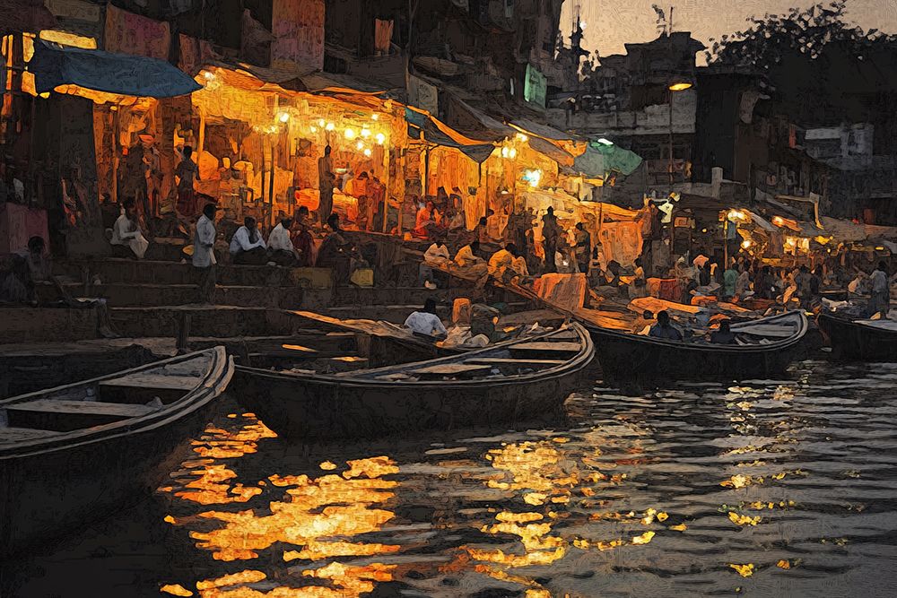 Banaras Ghat POD1553
