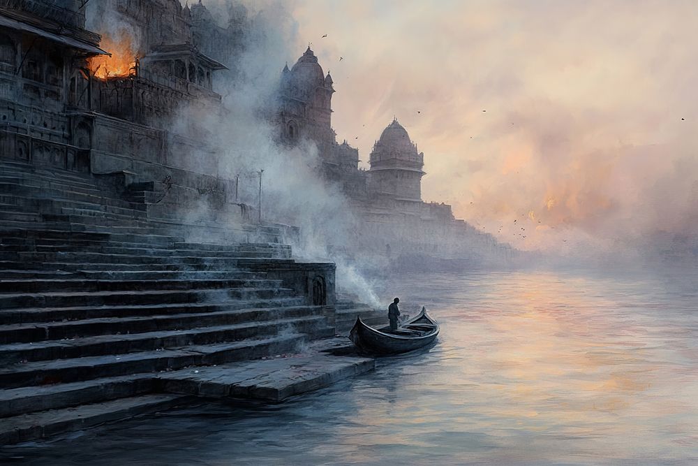 Banaras Ghat POD1565