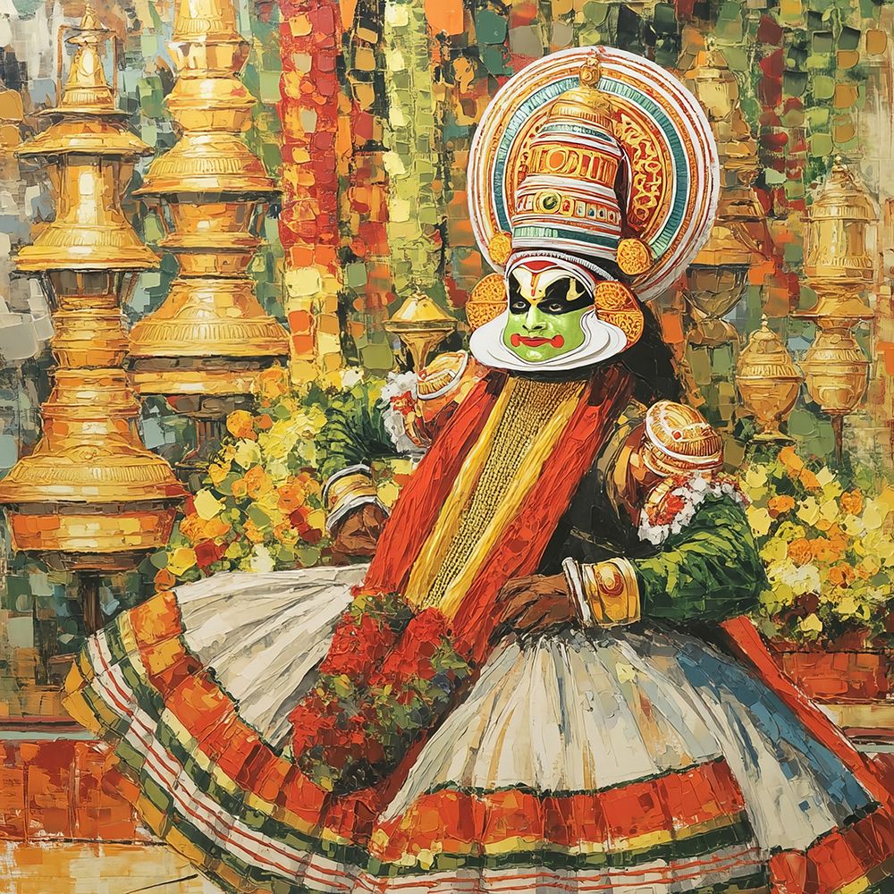 Kathakali Dancer POD1651