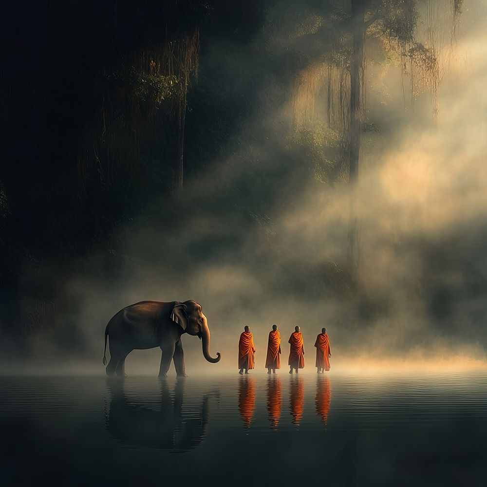 Buddhist Monks POD1660