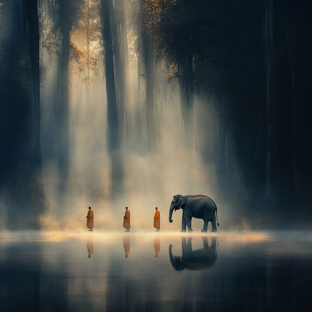 Buddhist Monks POD1664