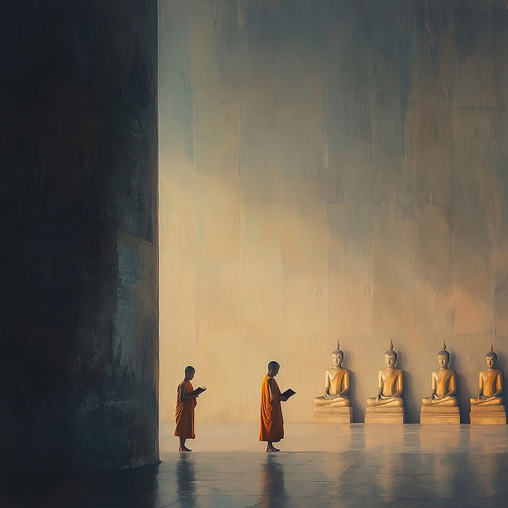 Buddhist Monks POD1666