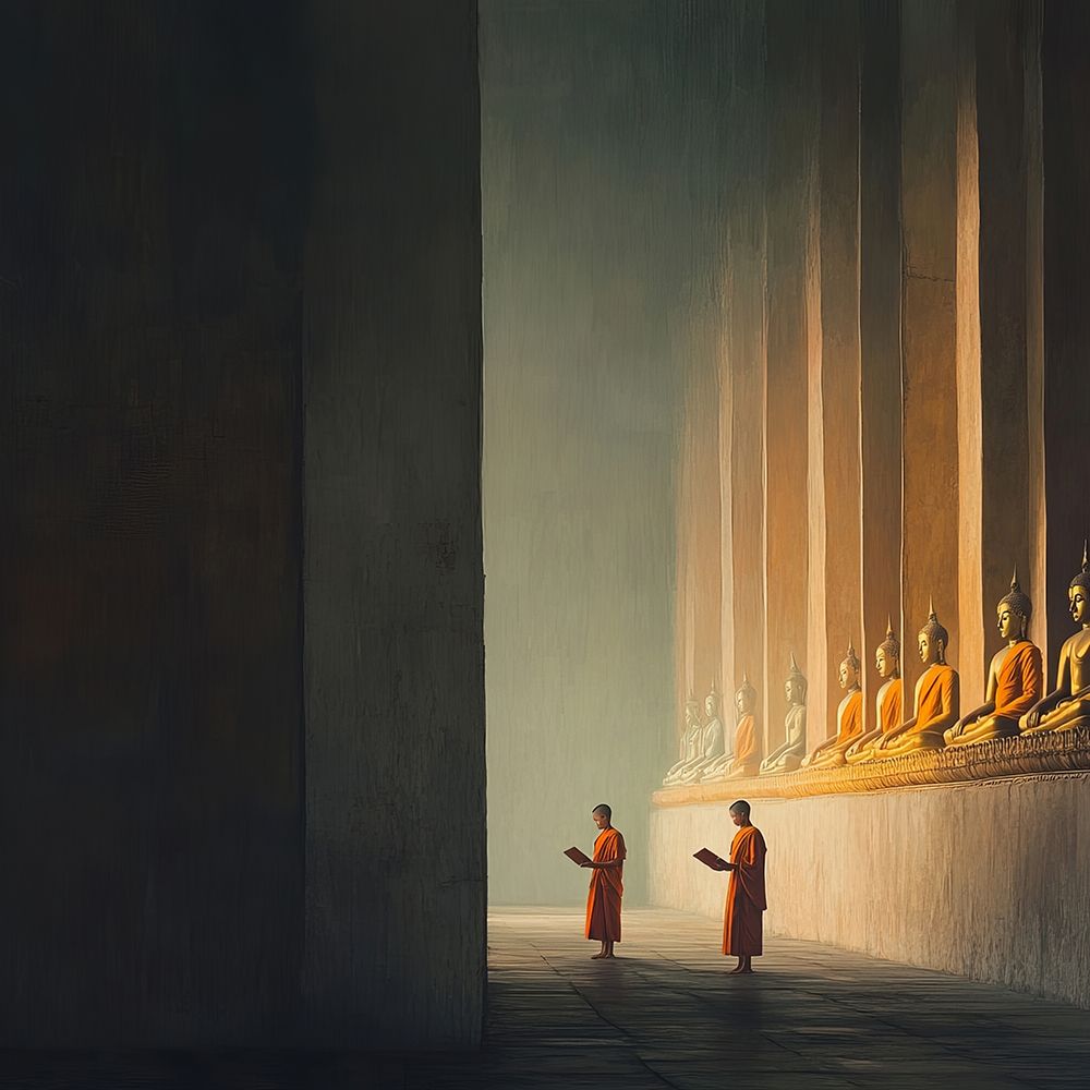 Buddhist Monks POD1667