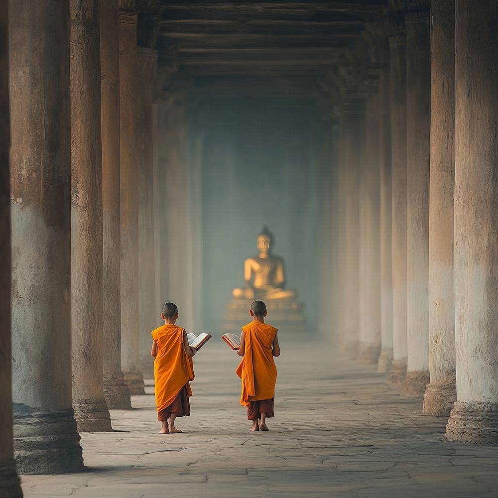 Buddhist Monks POD1669