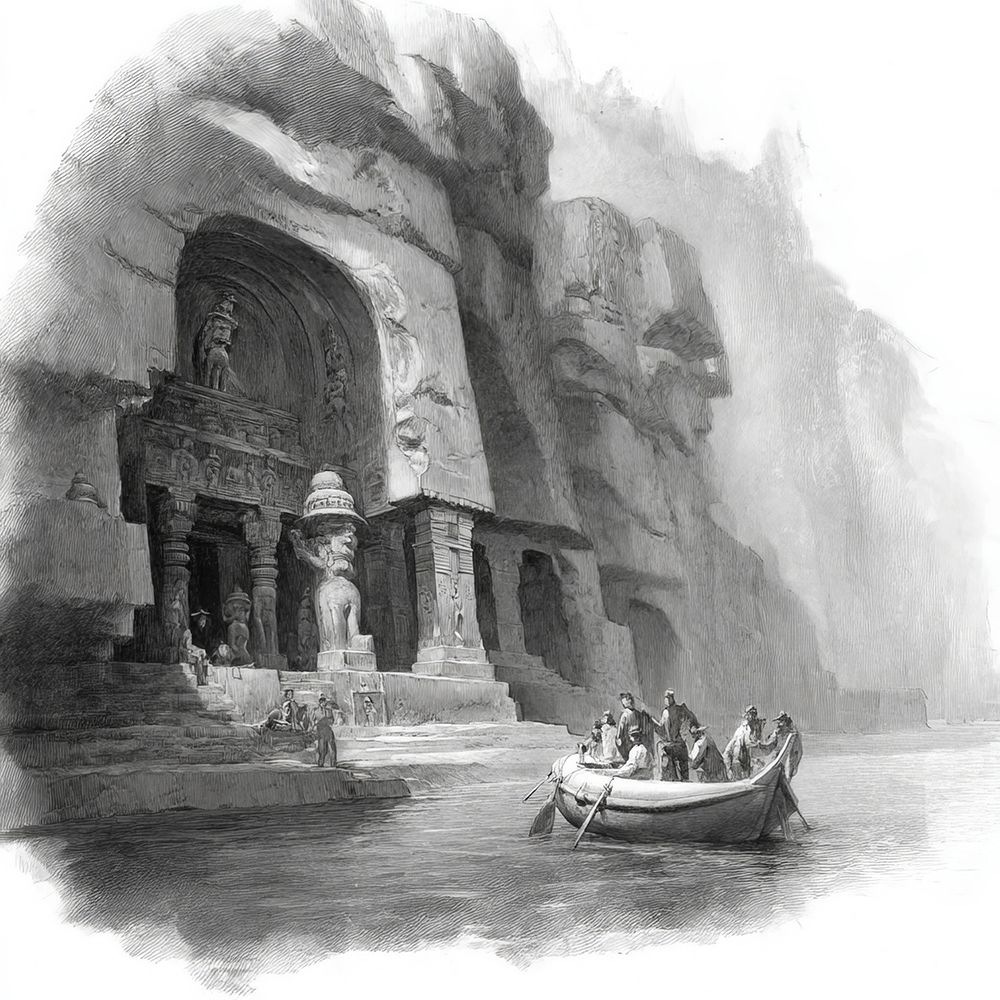 Ajanta Caves Mumbai Bombay POD1673