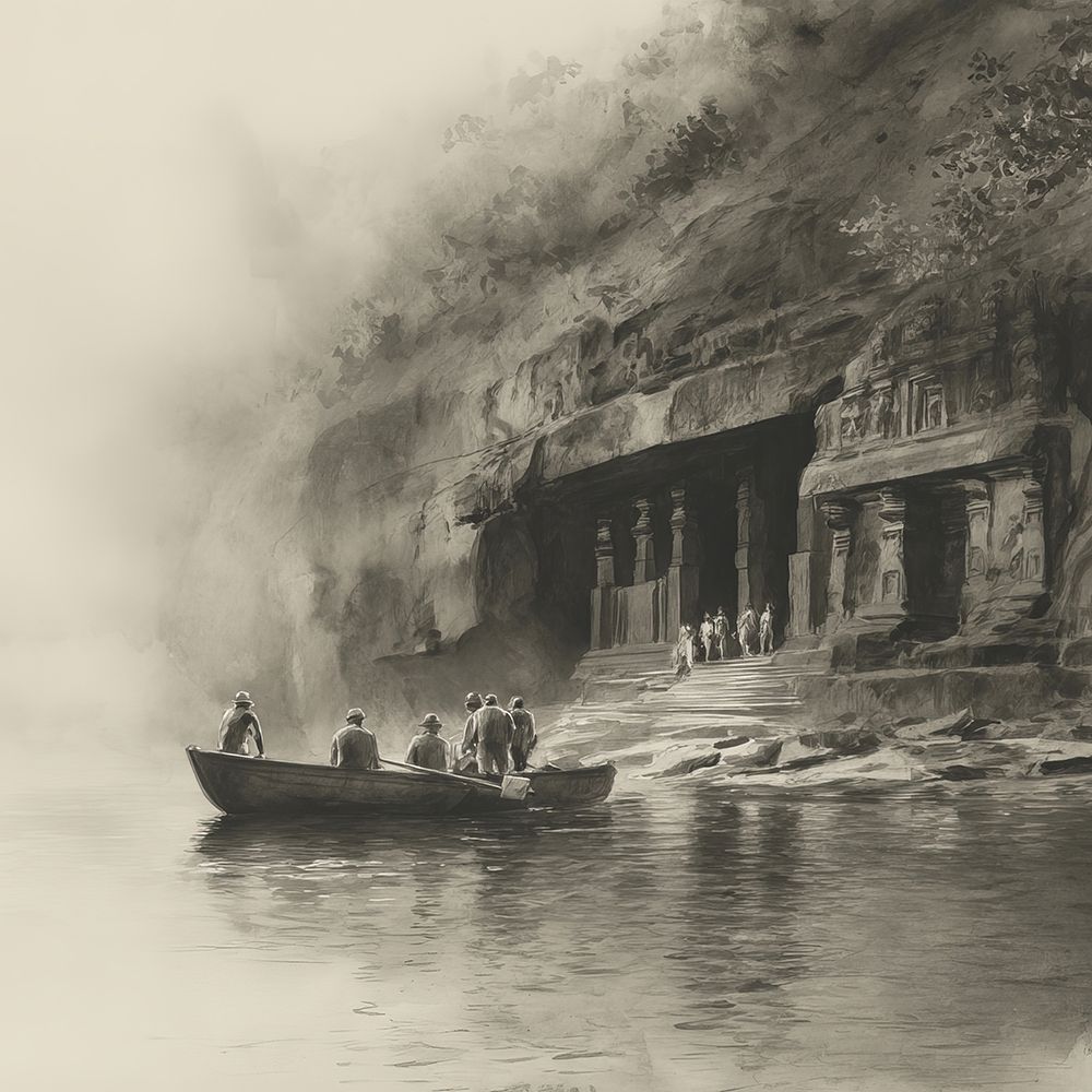 Ajanta Caves Mumbai Bombay POD1674