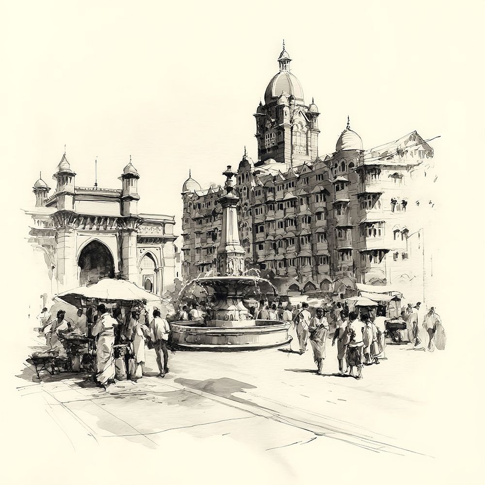Flora Fountain Mumbai Bombay POD1675