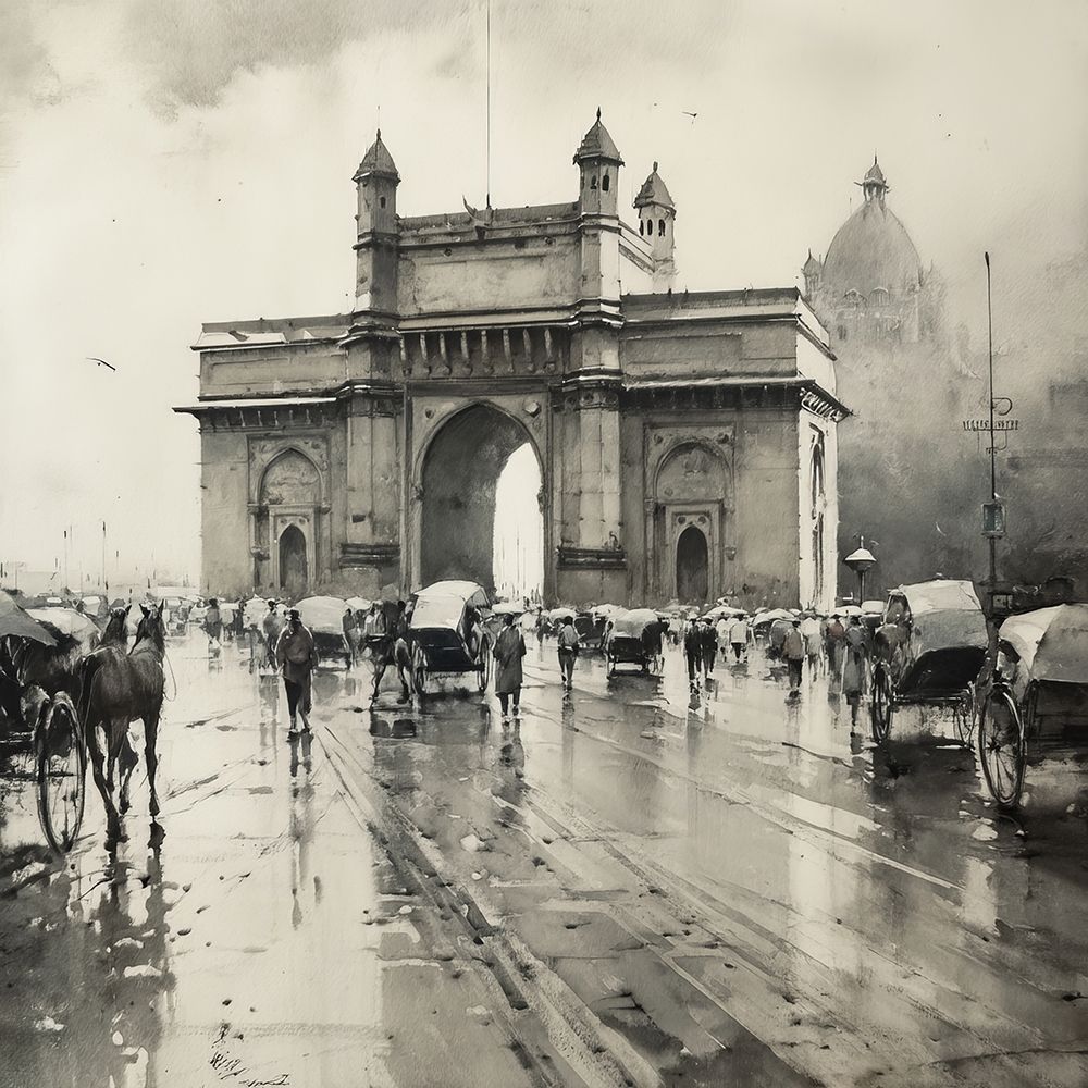 Vintage Gateway of India Mumbai POD1679