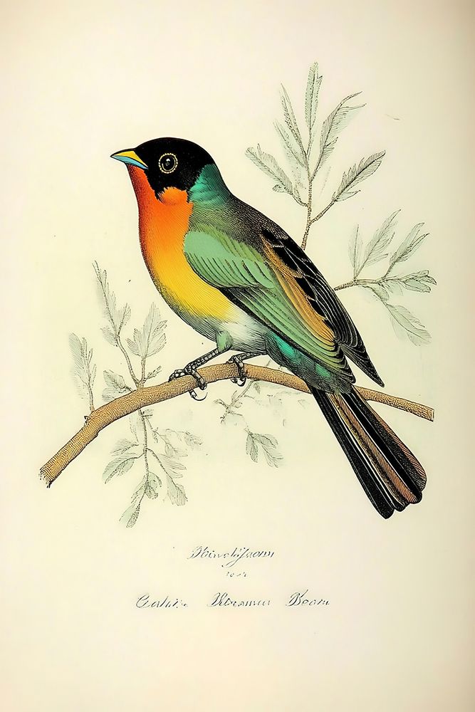 Vintage Birds POD1709