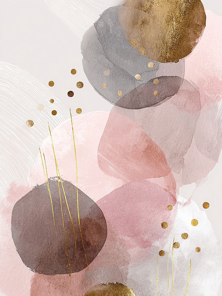 Abstract Geometric Shapes Earth Tones Modern Beige