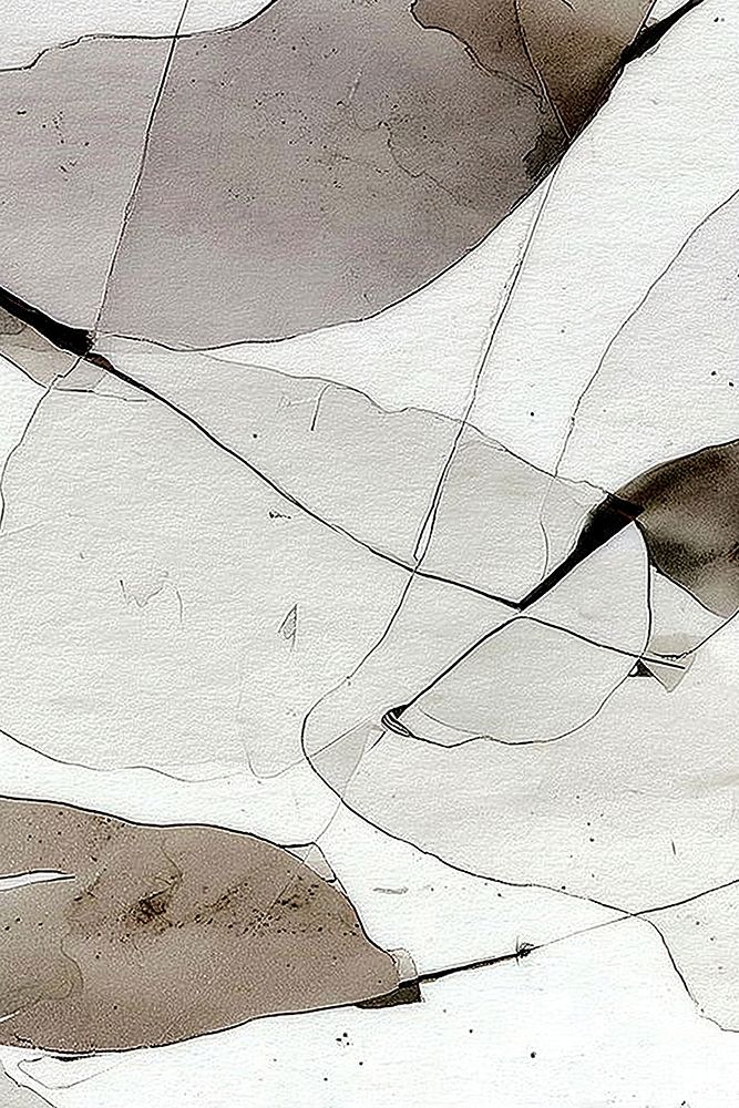 Abstract Gray Beige Black Brush Strokes Minimal