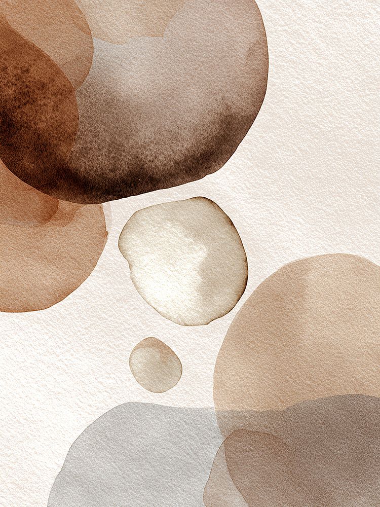 Navy Gold Abstract Fluid Organic Watercolor Modern