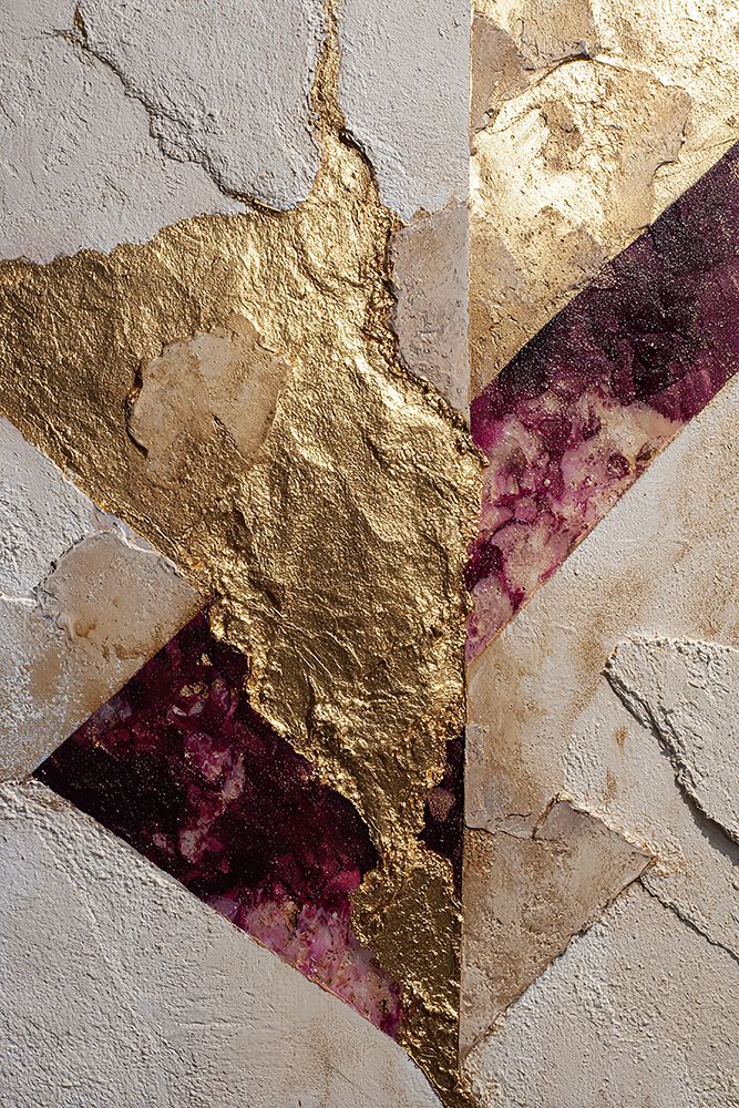 Peach Grey Abstract Geometric Marble Modern Soft