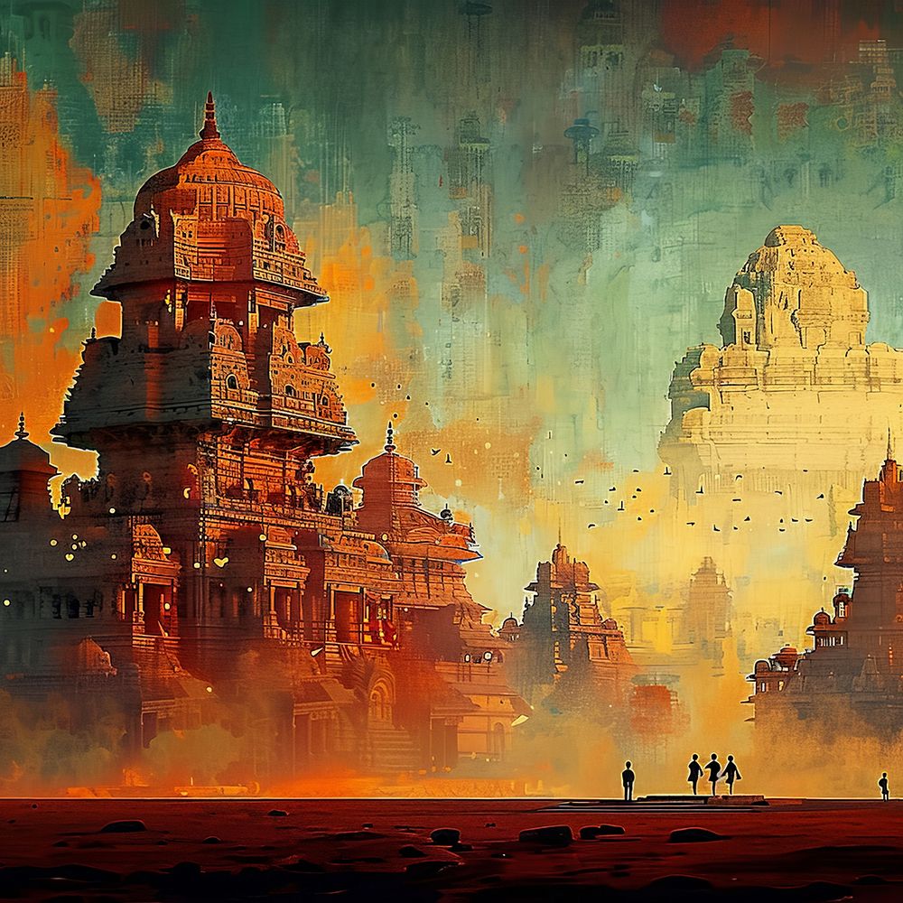 Grand Fort Painting POD782