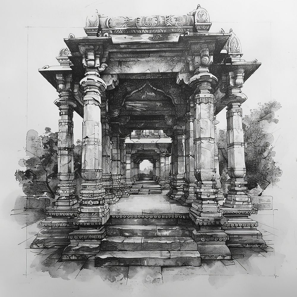 Grand Ancient Temple POD788