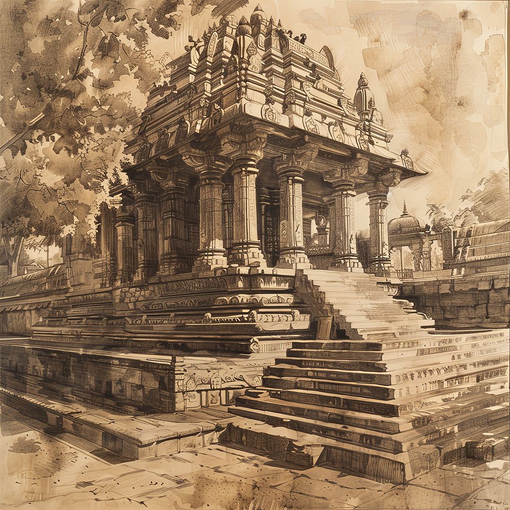 Grand Ancient Temple POD791