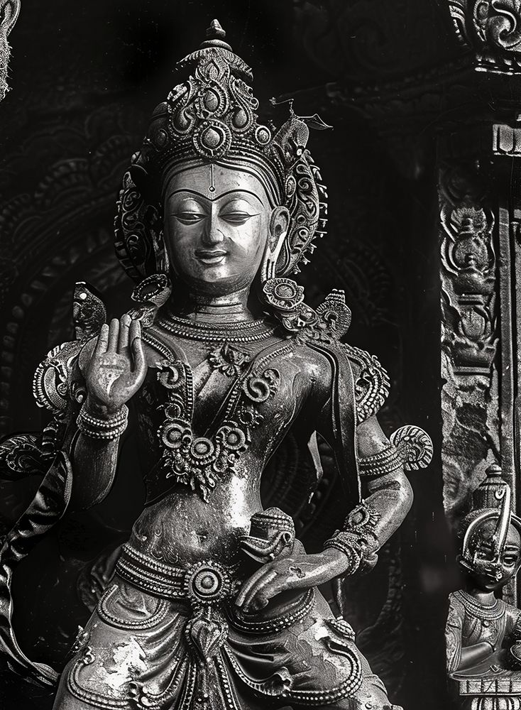 Indian Temple Statue Godess POD910