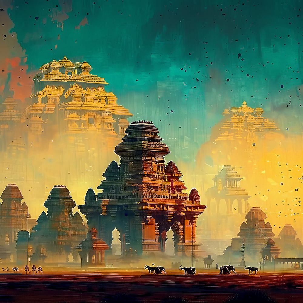 Indian Ancient temple POD875