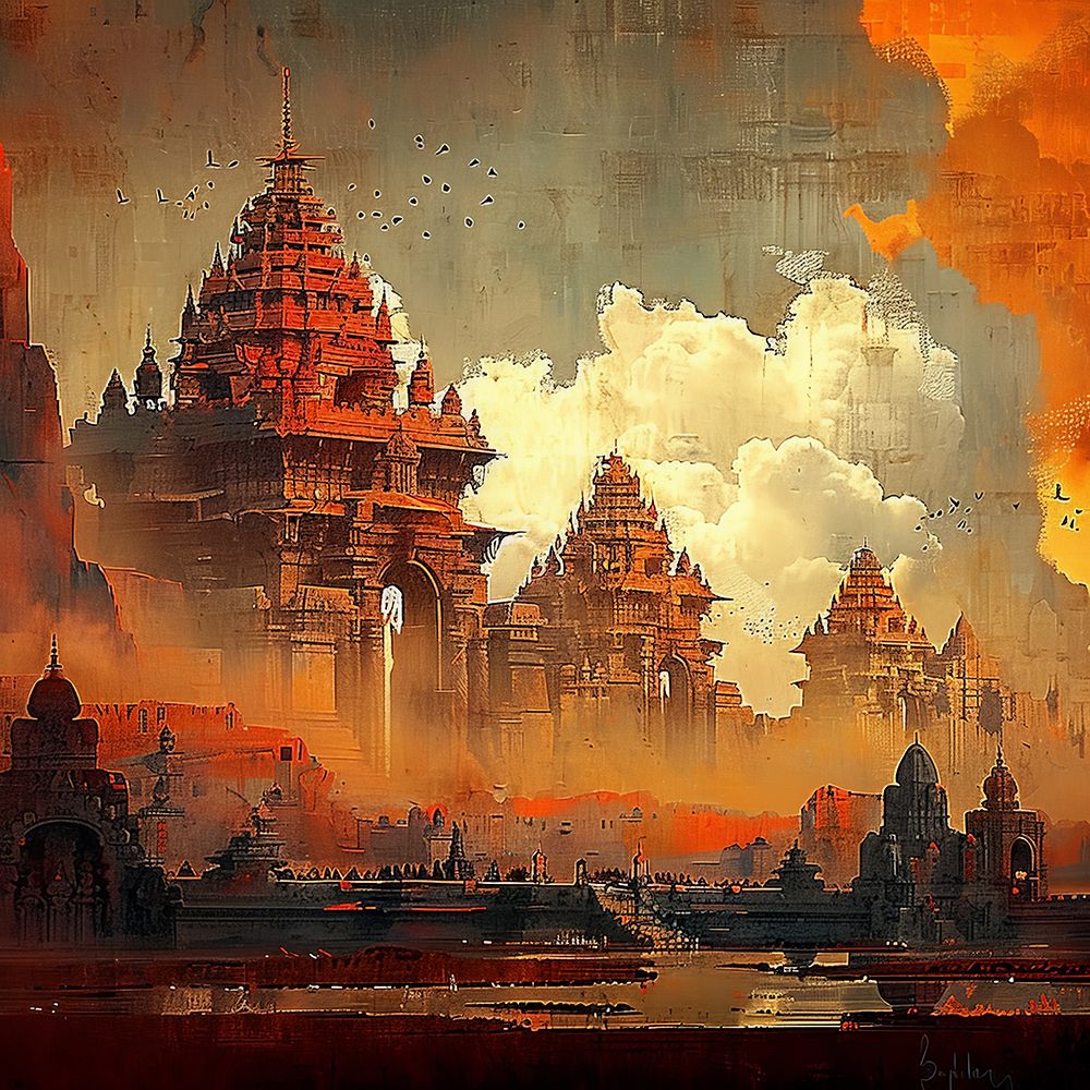 Indian Ancient temple POD877