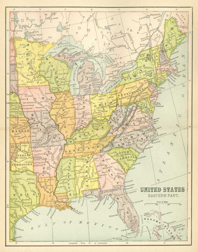 US Map East