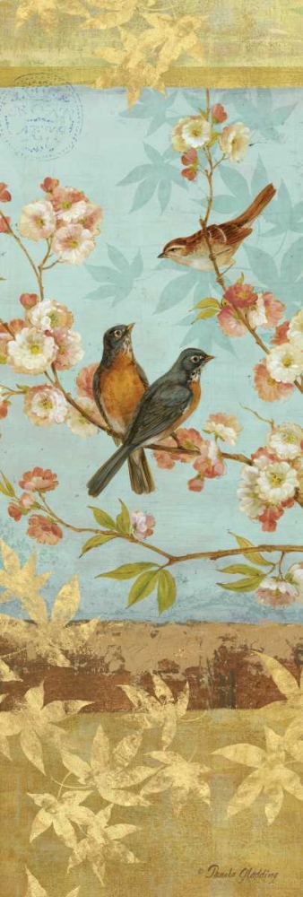Robins and Blooms Panel