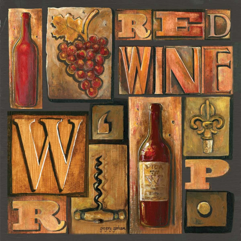 Type Set Wine Sq I