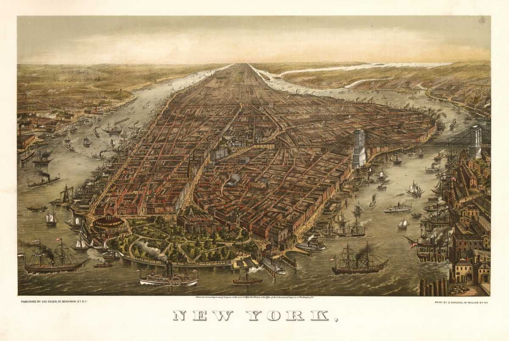 1874 NYC Map