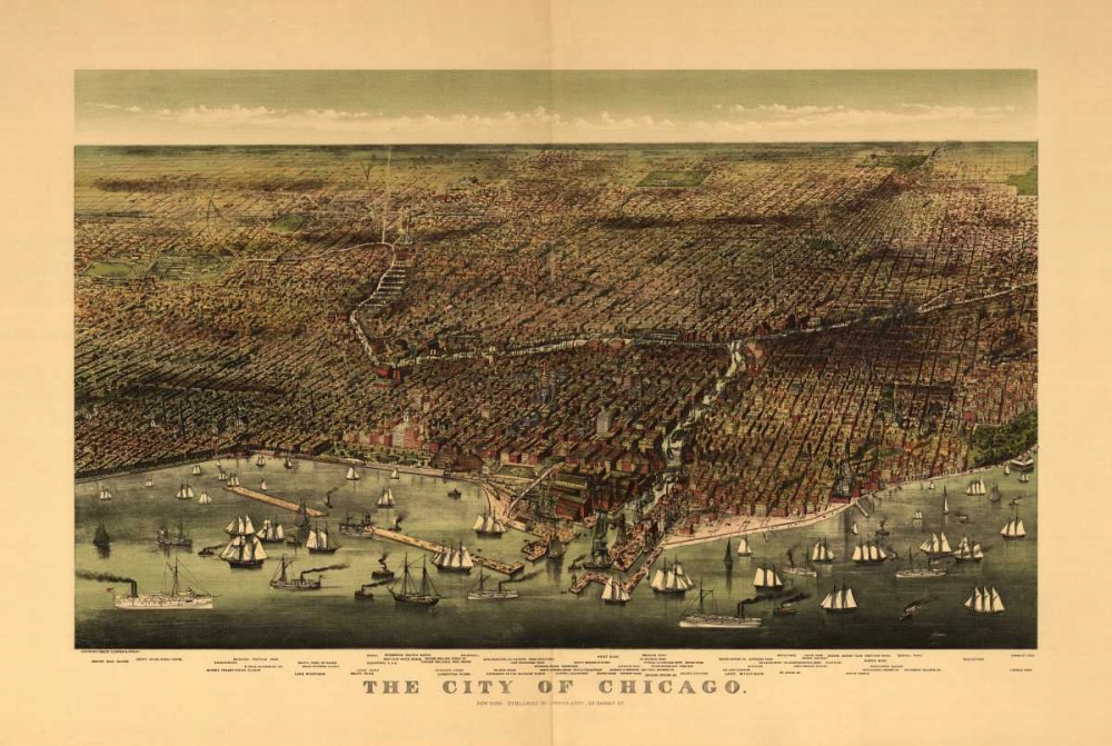 1892 Chicago Map