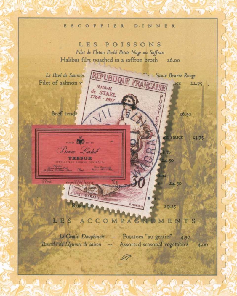 French Menu