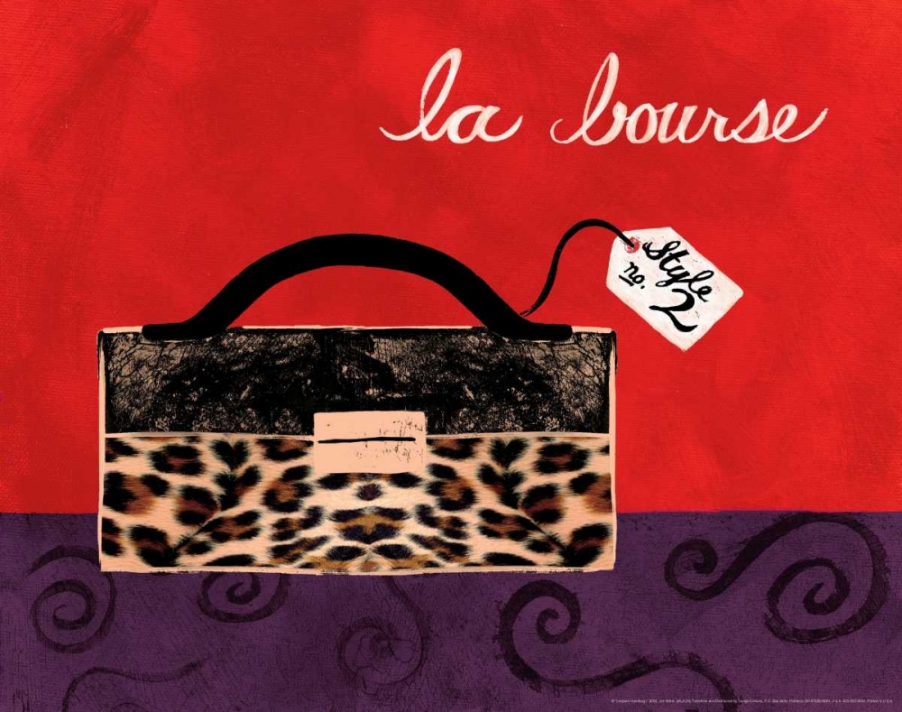 Leopard Handbag I