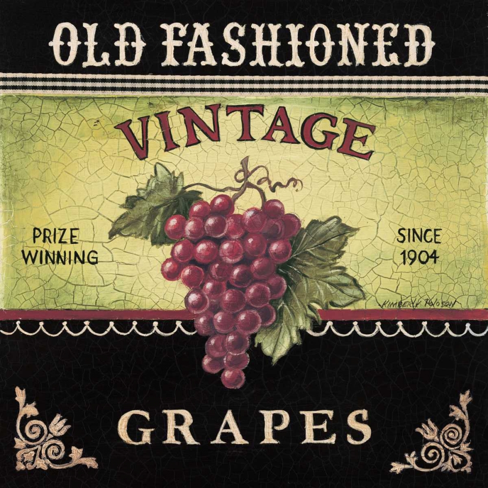 Vintage Grapes
