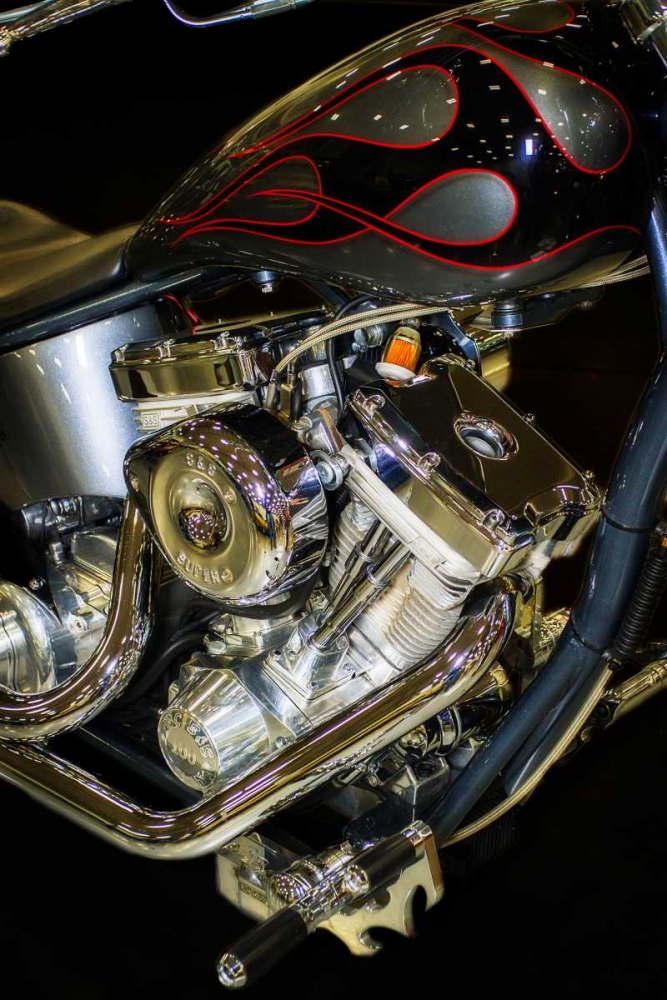 Flamed V Twin