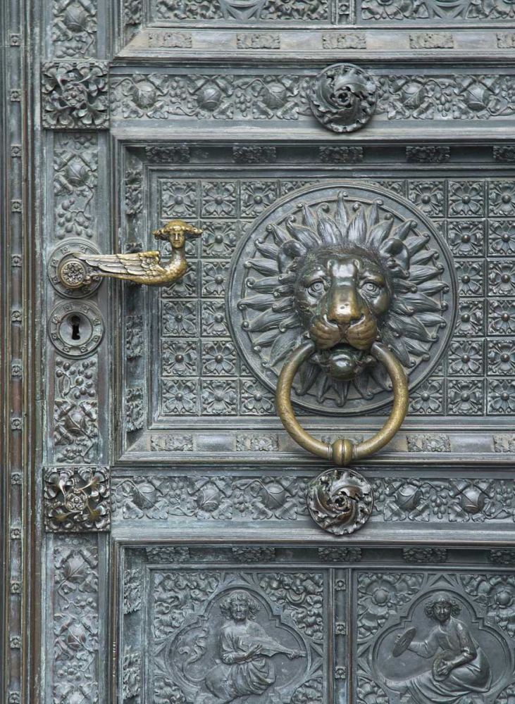 Cologne Lions Head Door
