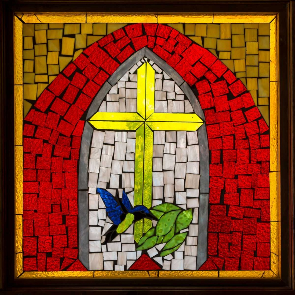 Stained Glass Cross II