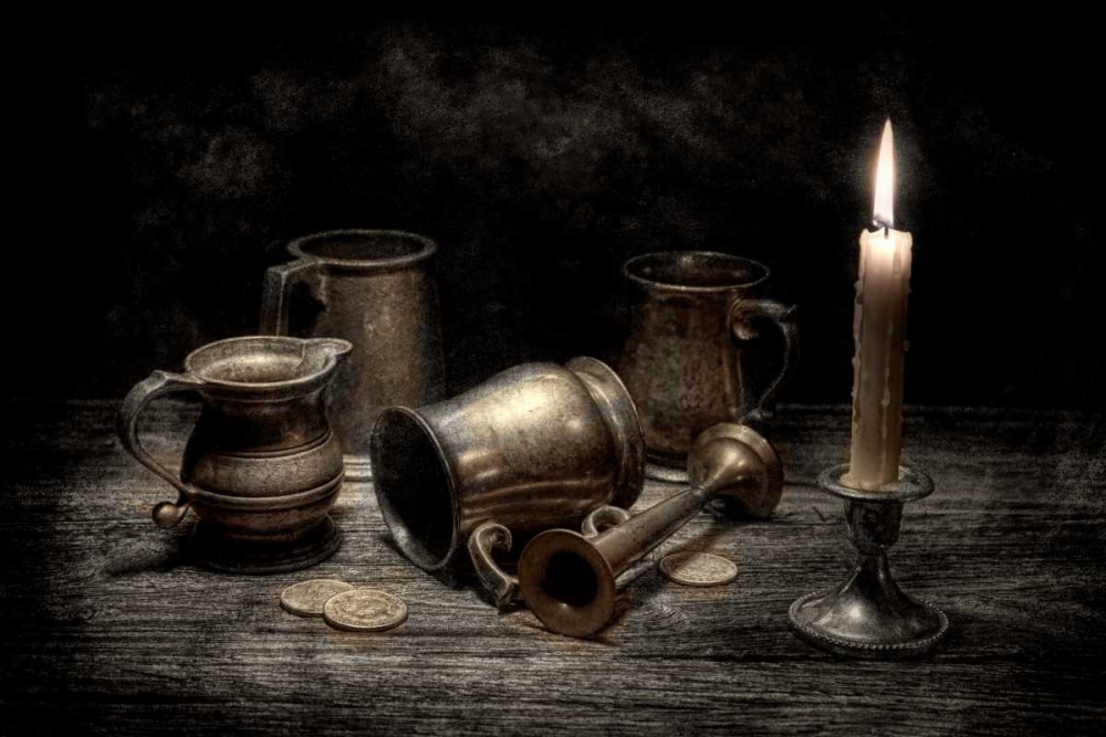 Pewter Still Life I