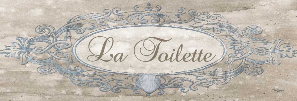 La Toilette Sign