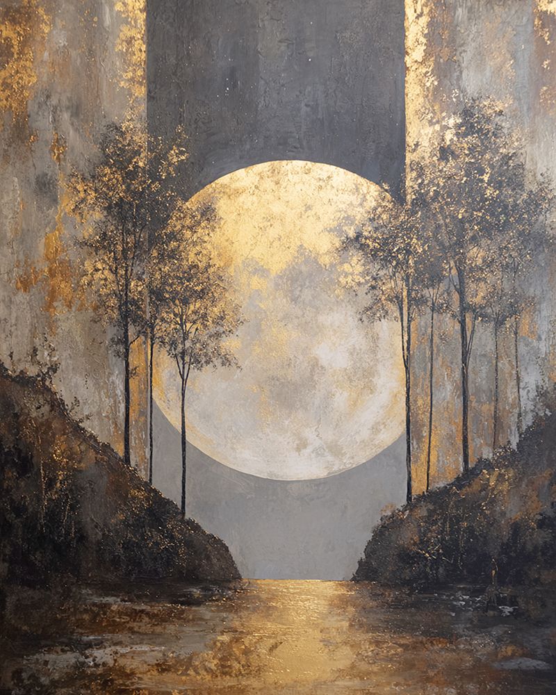 Moon And Trees 2
