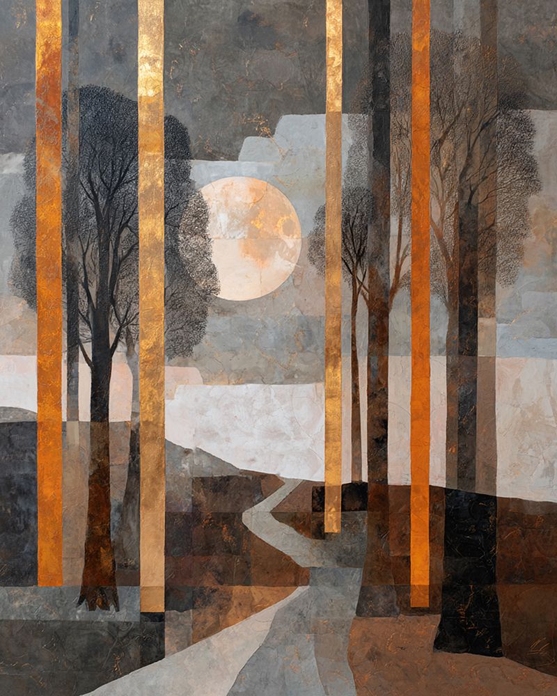 Moon And Trees 5
