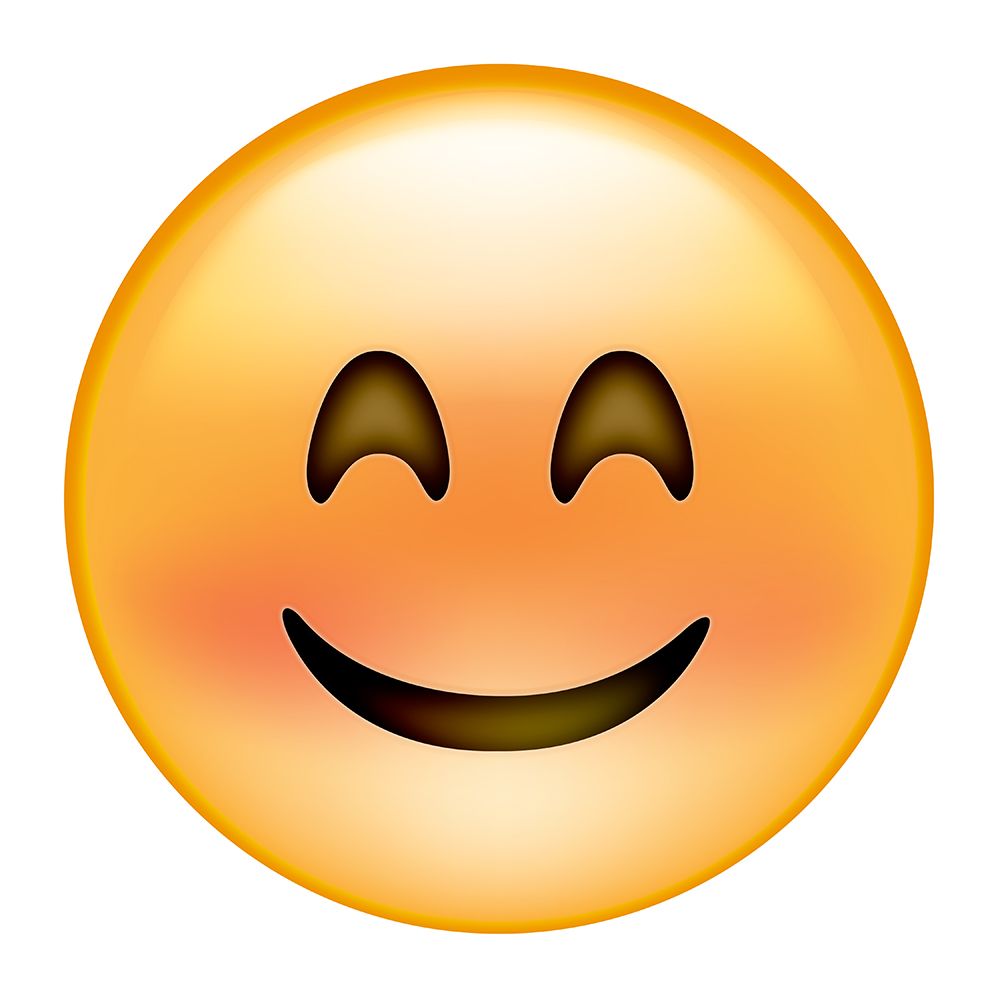 Emoji Crescent Eye Smile