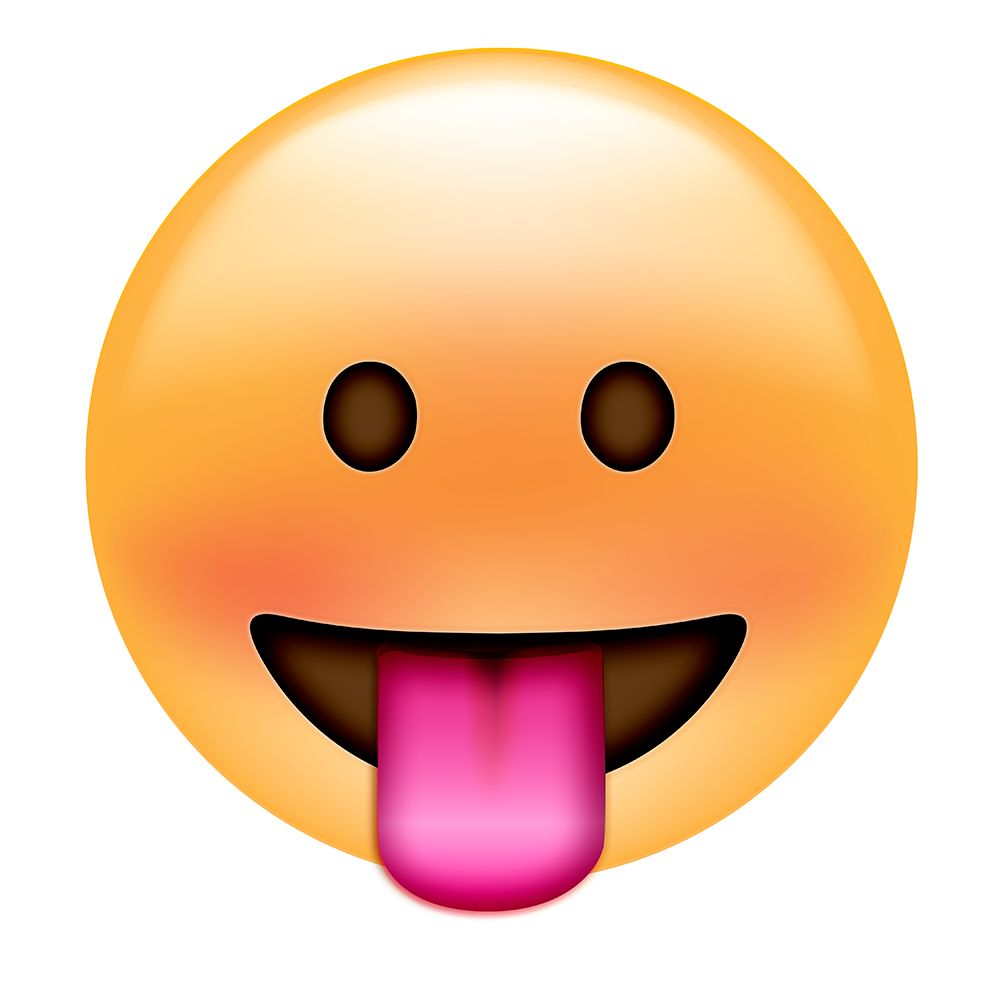 emoji circle eye blah
