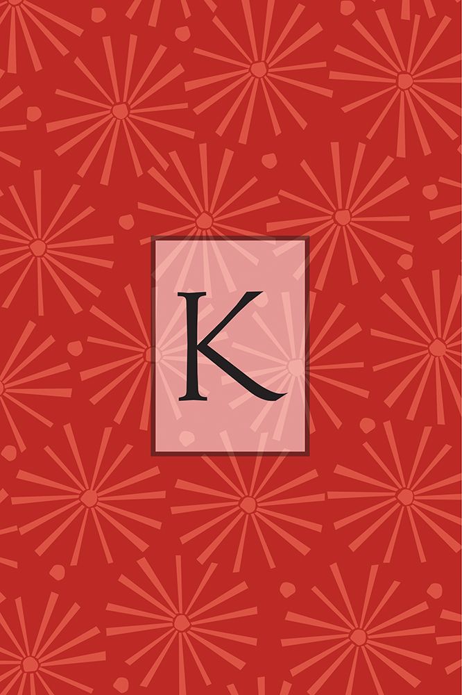 Initials Pattern K