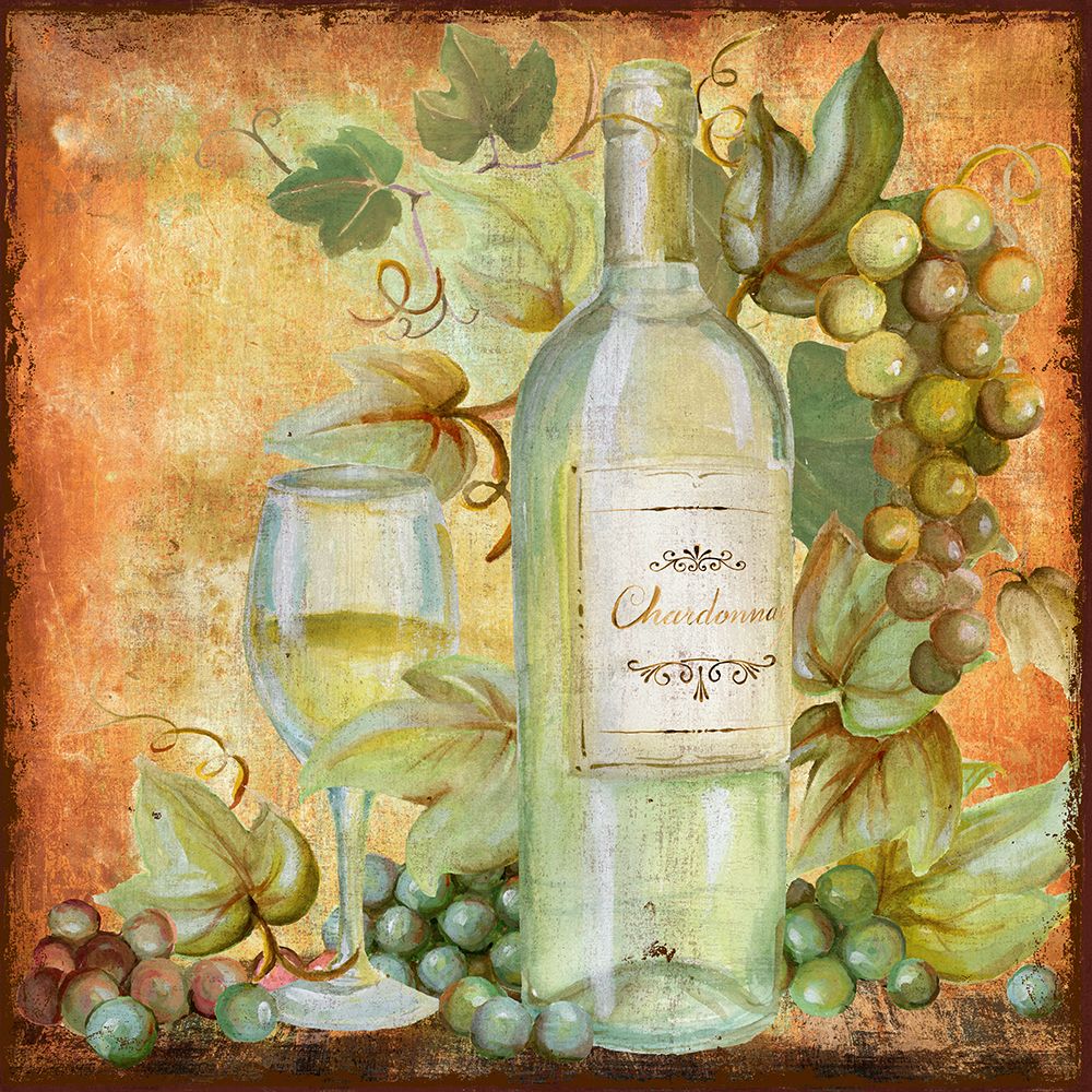 Grapevine And Wine White