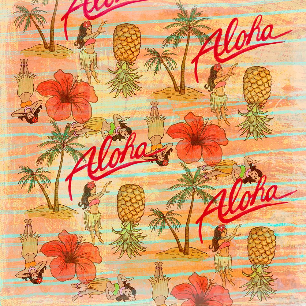 Aloha Hulas Pattern