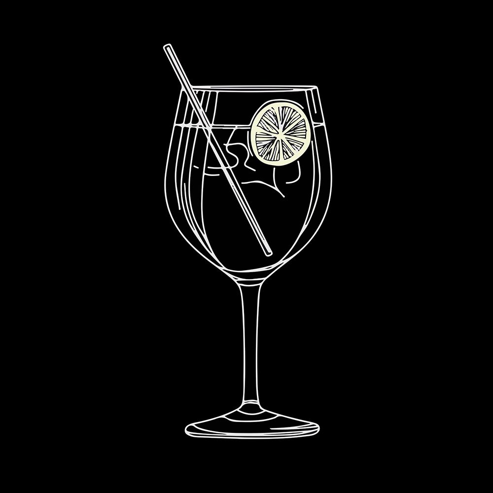 A Glass Of Gin And Tonic