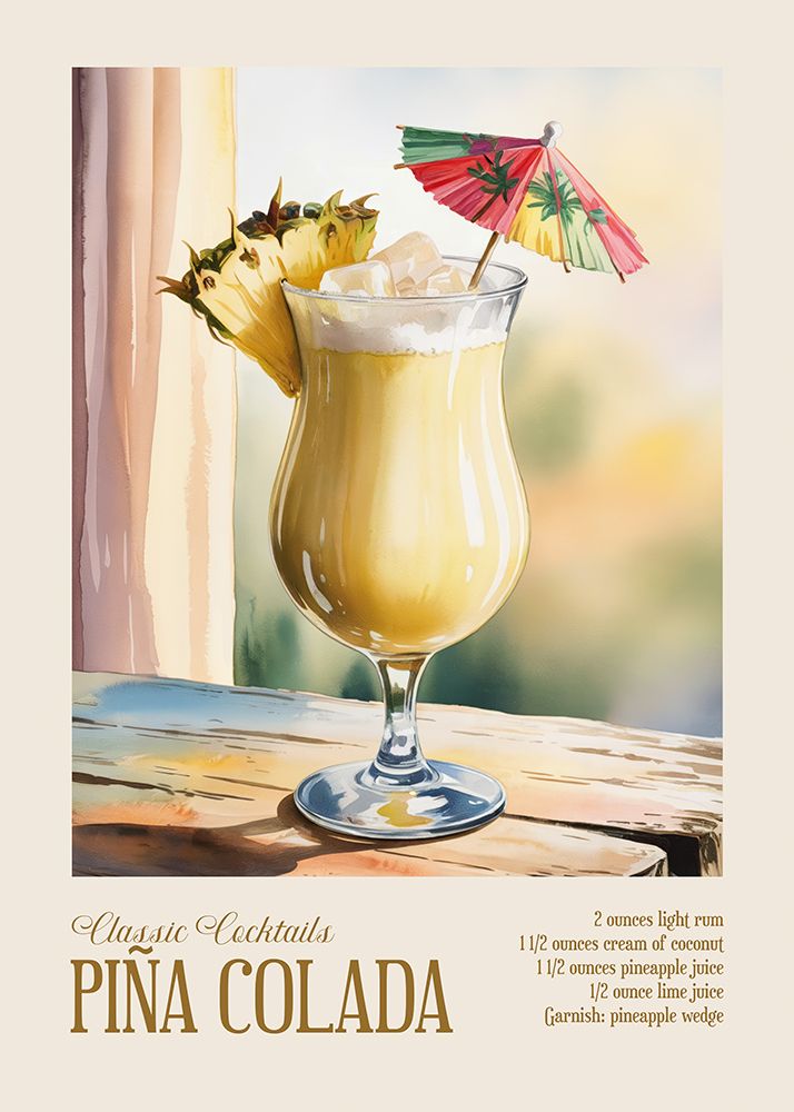 Classic Cocktails - Pina Colada