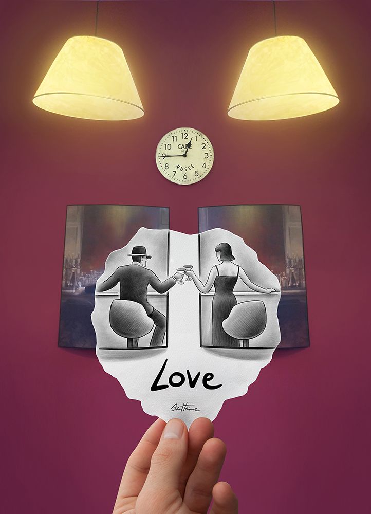 Pencil Vs Camera - Framed Lovers