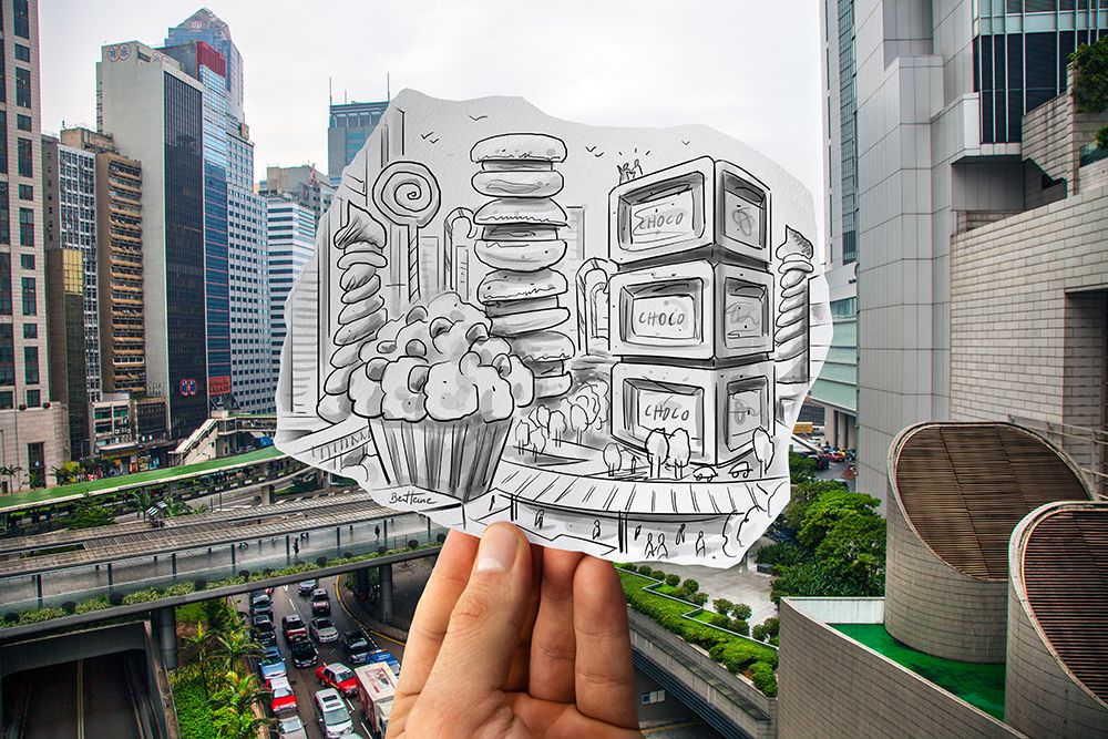 Pencil Vs Camera - City Candies