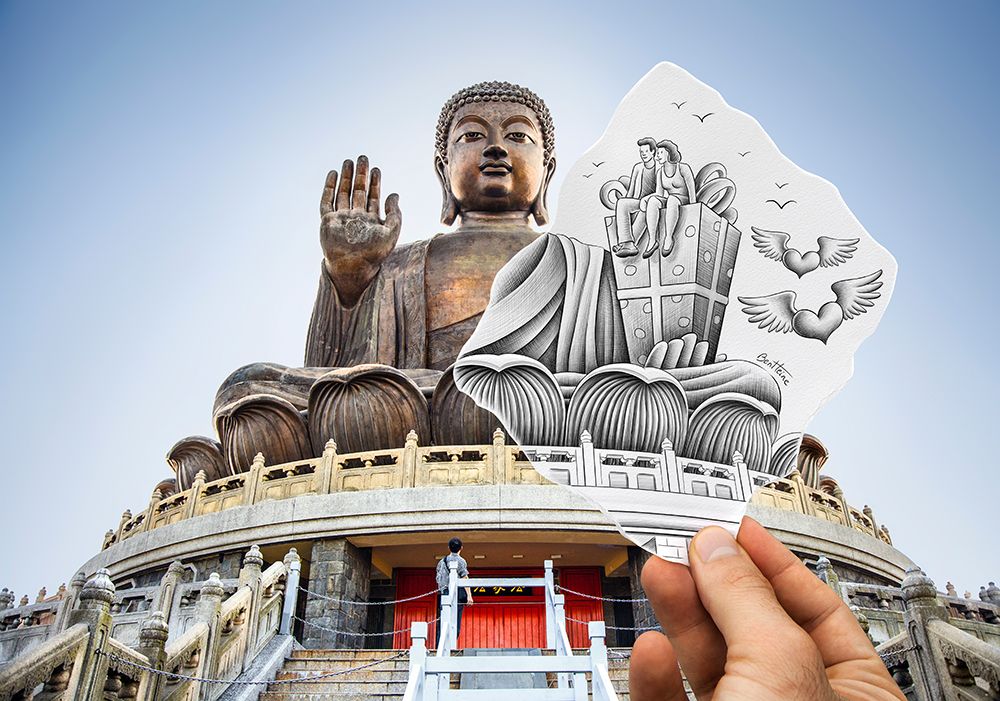 Pencil Vs Camera 86 - Buddha