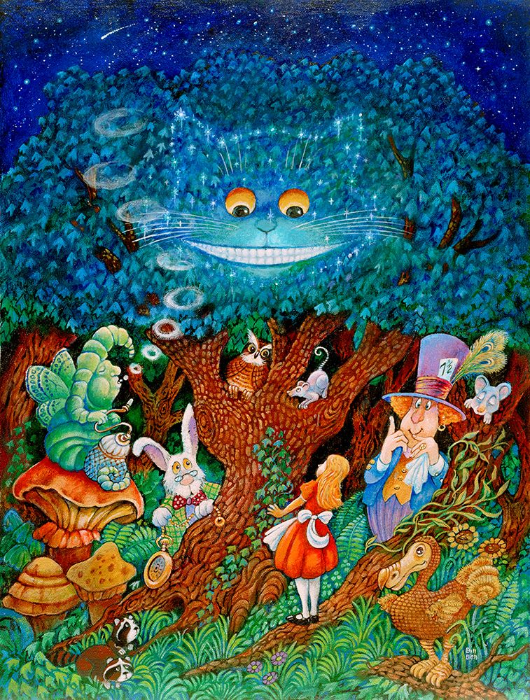 Alice And The Cheshire Cat