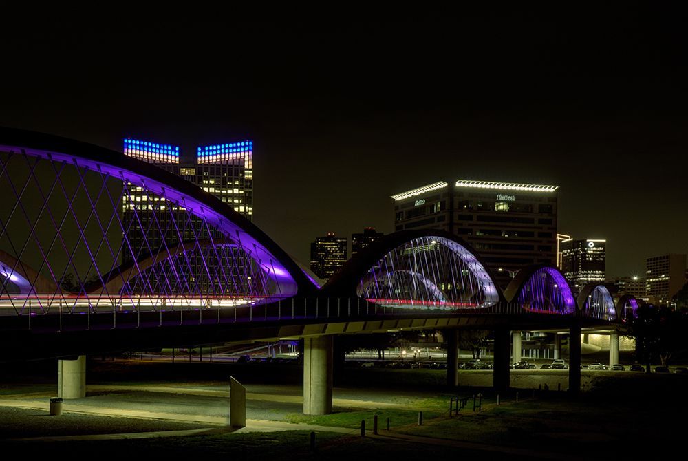 The West 7th Street Bridge-Fort Worth,Texas